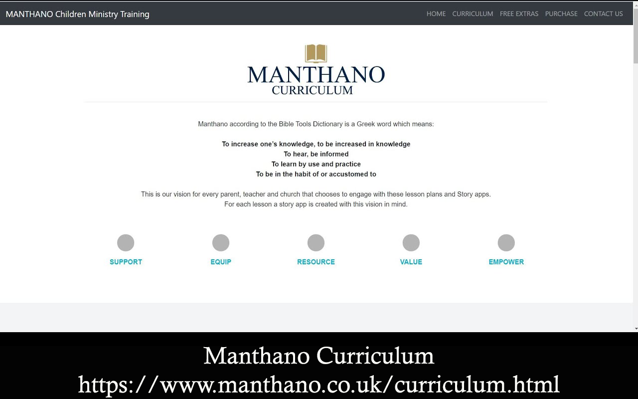 Manthano Curriculum